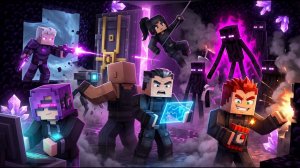 Кристальная угроза: команда героев против армии эндеров Майнкрафт