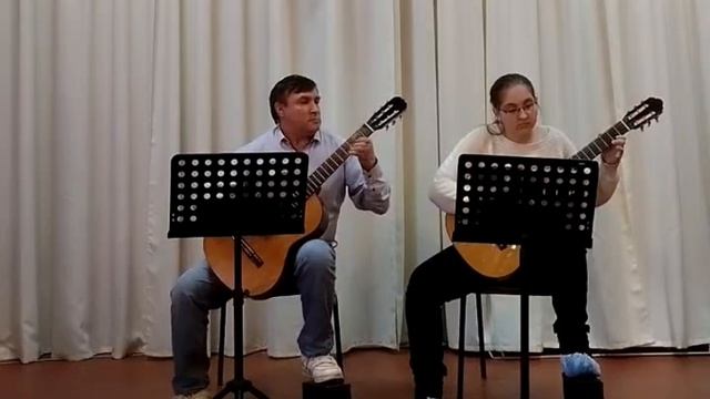 Гитарный дуэт  Алексей Ларин и Дарья Котыкова