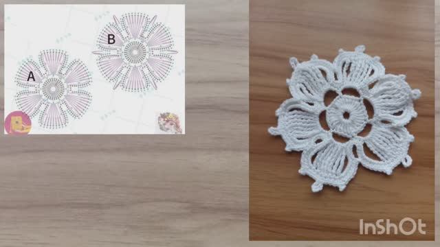 Круглый мотив для кофточки крючком. Вяжем вместе.