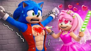 Соник и навязчивая фанатка: сможет ли ёжик улизнуть? Анимация Sonic 3