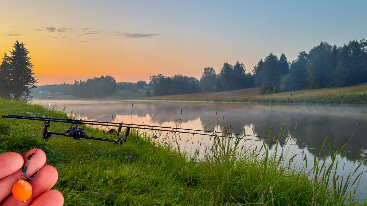 Экспериментальная рыбалка на карпа на флэт пружину и карповые монтажи
