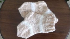 Мастер-класс «Вяжем детские носочки»