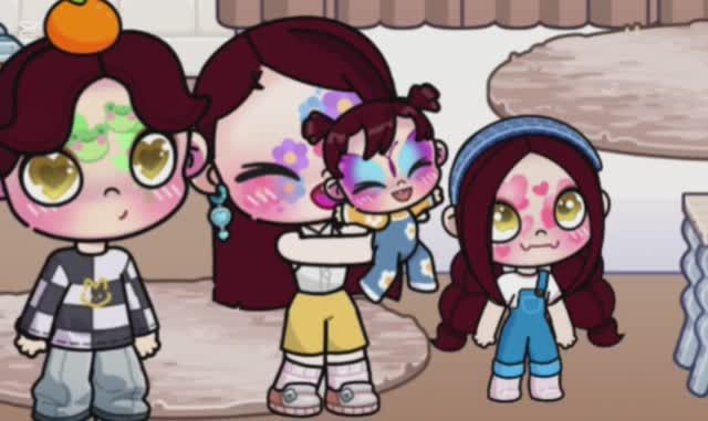 Делаем аквагрим ✌🏼💞