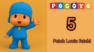 Покойо POCOYA | 5 серия | Лови, Лула, лови! (Fetch loula fetch) | Учим цвета, формы и размеры