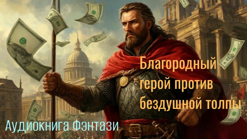 Аудиокнига «Благородный герой против бездушной толпы»