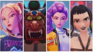 МУЛЬТИК ПРО ГЕРОЕВ: ЛУНА Против ДЕМОН МАСКА Против РУМИ и АКИРА 👺🔥