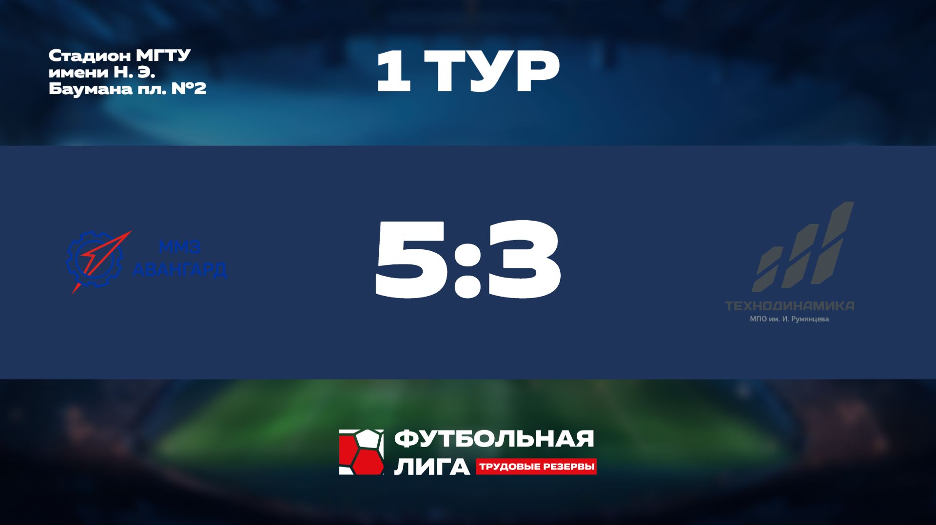 Обзор | 1 тур | ММЗ Авангард - МПО им. Румянцева | Альфа