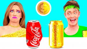 Бедная vs Ультра Богатая еда Челлендж | Безумные Ситуации с Едой от BaRaDa Challenge