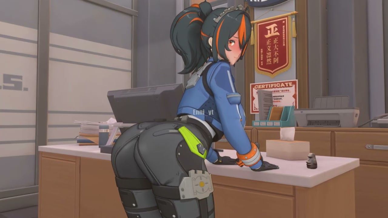 Zhu Yuan shaking booty  Zenless Zone Zero animation