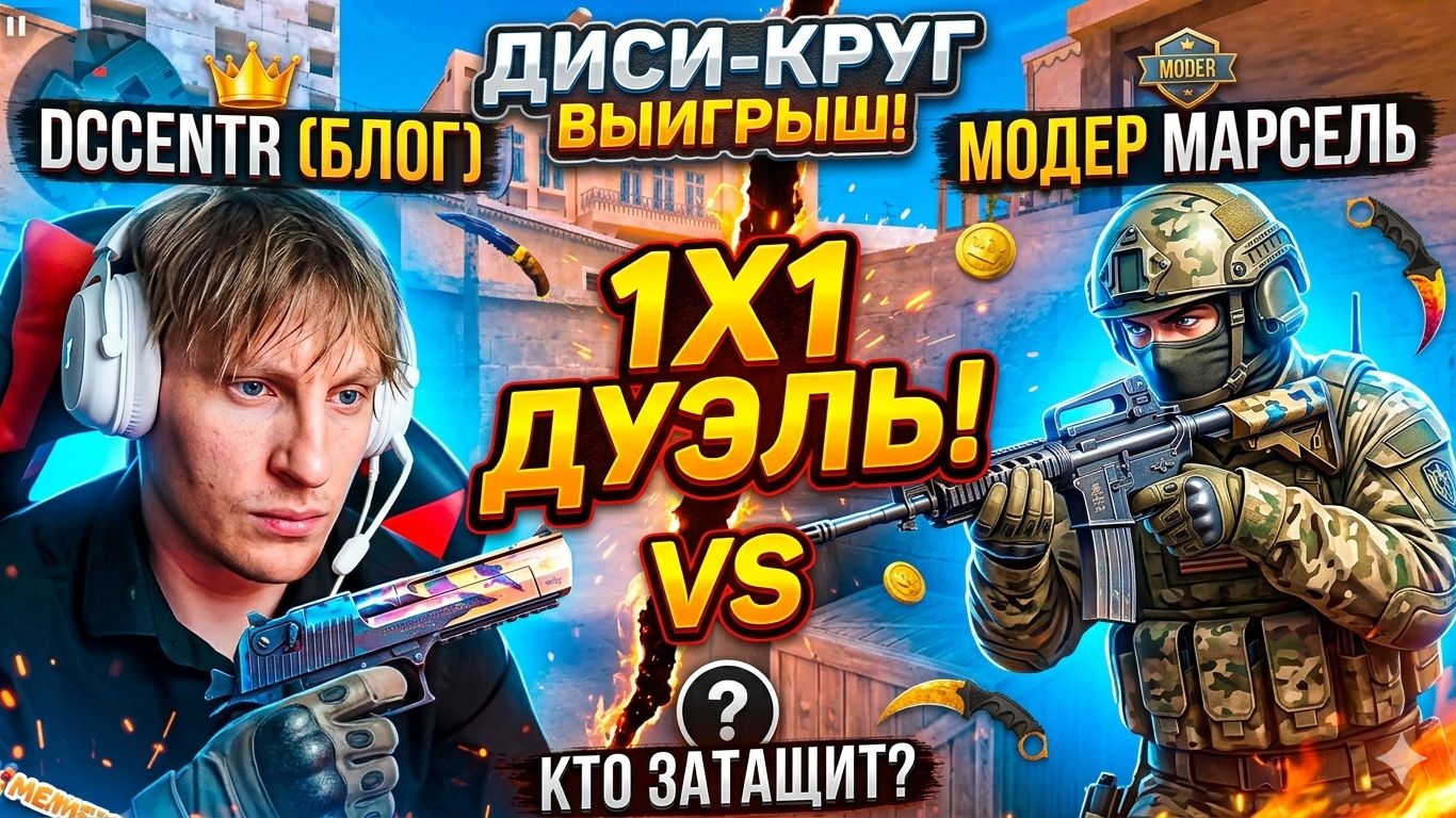МАРСЕЛЬ ПРОТИВ DCCentR! 🔥 КТО ЗАБРАЛ ПРИЗ В ДИСИ-КРУГЕ?
