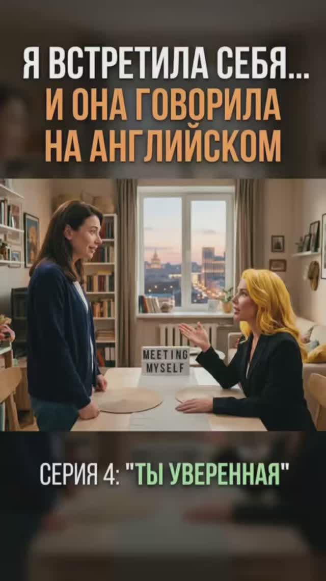 Сериал «Я встретила себя… и она говорила на английском» Серия 2 «ты - уверенная