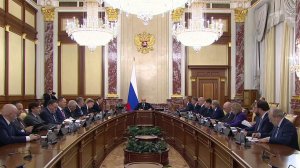 Теме освоения космоса сегодня посвятили и начало заседания в правительстве.