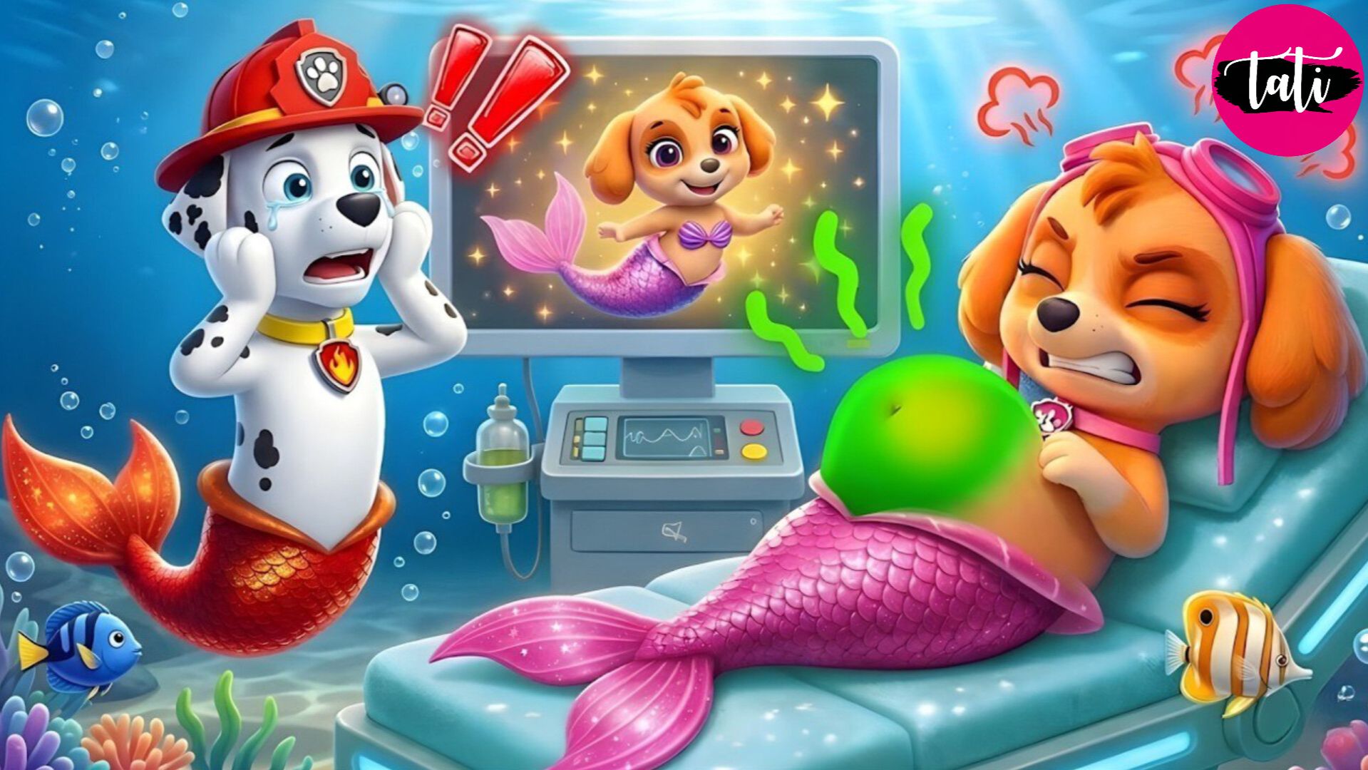 Щенячий патруль и Маршалл. Залипательное видео. Мультфильм для детей и малышей. Анимация 384