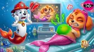 Щенячий патруль и Маршалл. Залипательное видео. Мультфильм для детей и малышей. Анимация 384