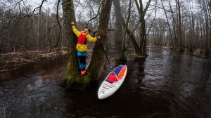 Река Нарма на SUP в половодье 2026