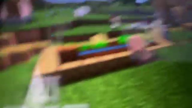 Майнкравт:Показываю деревню и свой дом