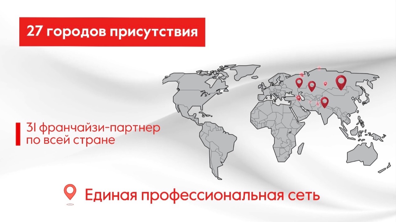 «Аякс» 27 городов присутствия