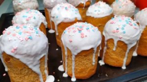 Мини куличи на Пасху просто и доступно🧁