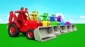 Колеса на автобусе - Малыш-акула — Большие футбольные мячи в красочном бассейне — Детские песенки