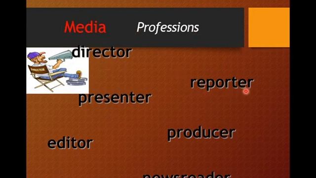 Spotlight 8. Module 7 d. Media professions