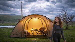 Палаточный лагерь под дождем | Рисуем горы | Нежданные гости.