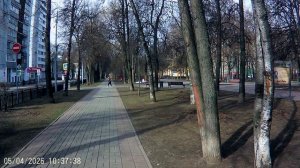 Уренняя прогулка по улицам города.