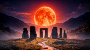 Восход красной луны - Мистическая музыка друидов, звуки леса и птиц