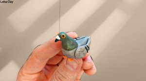 Как слепить Голубя из пластилина / Голубь из пластилина / Лепка Голубь из воздушного пластилина