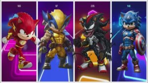 ВЕНОМ СОНИК против КАПИТАН ЕЖИК и РОСОМАХА СОНИК — Эволюция Супергероев и Битва Скорости ⚡️🌀