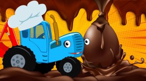 Вкусные шоколадные яйца - Синий трактор и Алиса - Игра распаковк