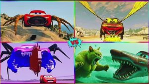 МОЛНИЯ МАКВИН: МАШИНКА ПОЖИРАТЕЛЬ И КРУТАЯ ПОГОНЯ ТАЧЕК ⚡🚗