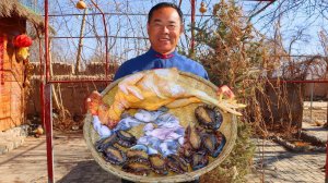 Петух с абалоном и осьминогом в хотпоте. Лучший рецепт. Кухня Китая