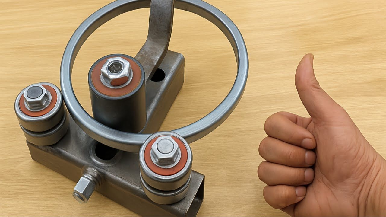 👉 Не покупай трубогиб, пока не посмотришь это видео — сделать его можно из остатков металла