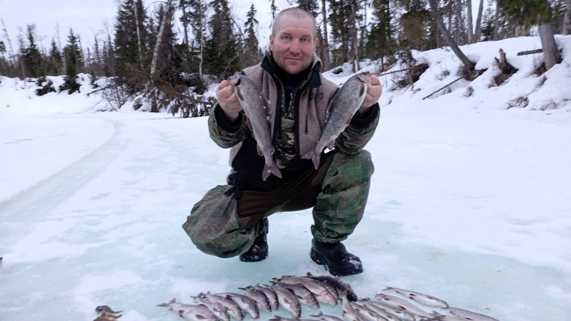 Хариус на лесной речке \ Март 2026 \ Часть 10