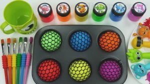 Насладиться ASMR-звуками кинетического песка радужного слайма ✨ своими руками с помощью ASMR 💖 #090