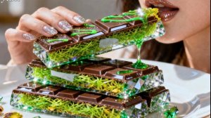 ДУБАЙСКИЙ ШОКОЛАД ИЗ СТЕКЛА АСМР