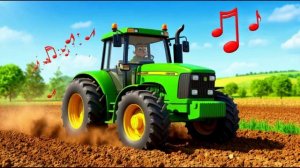 Трактор БРРР 🚜. Песенка про трактор. Учим звук Р.  Для малышей 2-4 лет