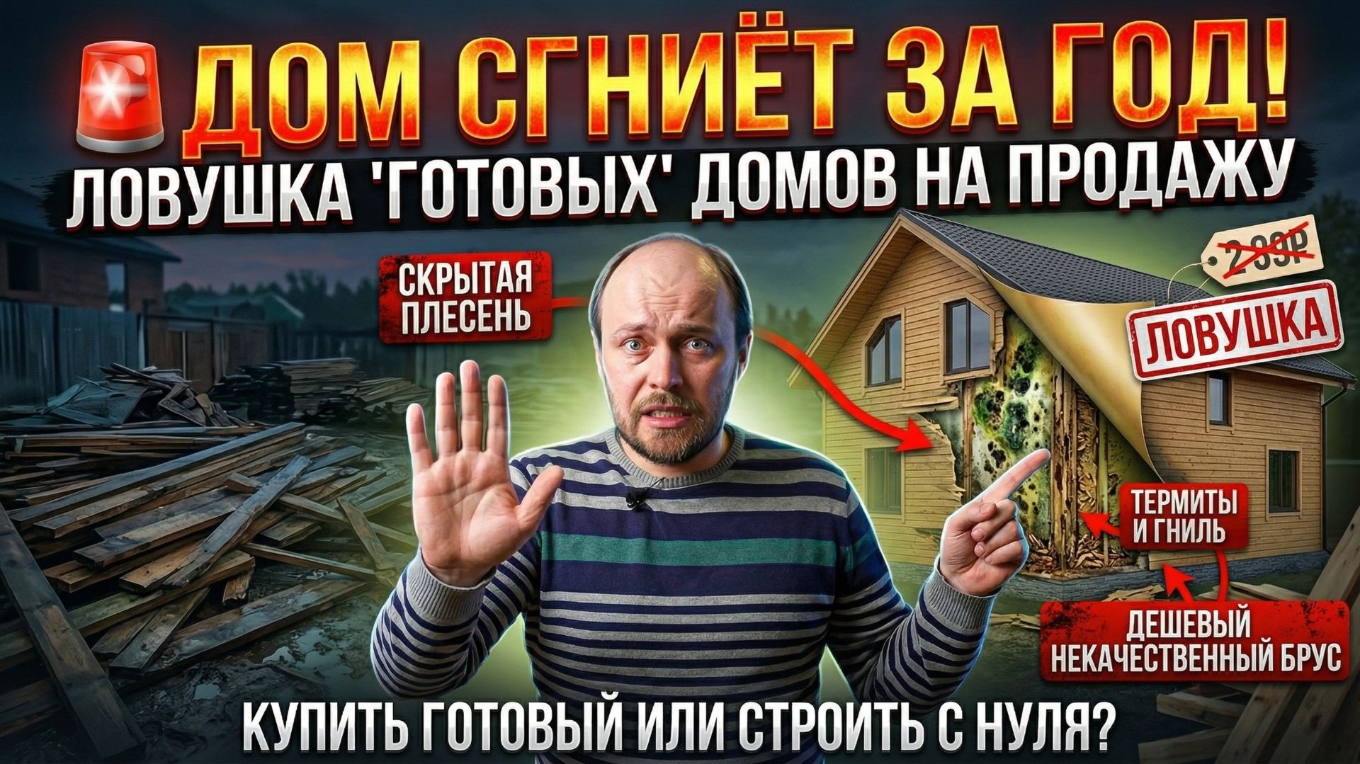 🚨 Ваш новый дом сгниёт за год! Ловушка готовых домов на продажу. Купить или строить с нуля? смотреть онлайн