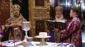 Божественная литургия и Чин умовения ног 9 апреля 2026 года