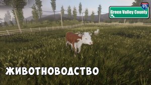 GREEN VALLEY COUNTY #3  Первая живность на ферме