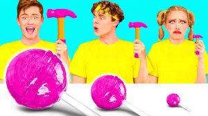 Большая, Средняя или Маленькая Тарелка Челлендж | Забавная Кулинарная Битва от BaRaDa Challenge