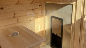Баня из сухого бруса от СК "Бани". 4х2,3м. Истра, кп Карповы Вары. март 2026
