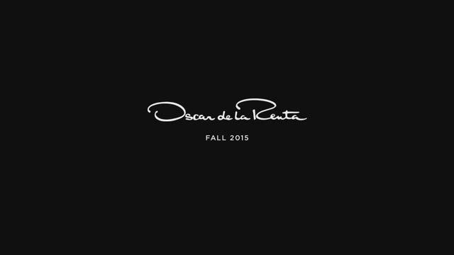 Показ женской коллекции Oscar de la Renta осень-зима 2015-2016