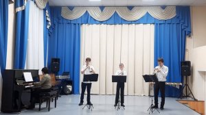 Трио трубачей "Настроение" Солодовников Ярослав, Какабадзе Нодар, Хорольский Данила.