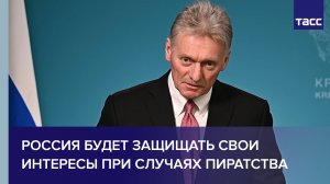 Песков: Россия будет защищать свои интересы при случаях пиратства