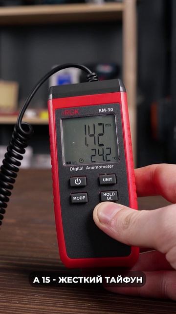 АНЕМОМЕТР & ТЕРМОМЕТР #RGK #инструменты #стройка
