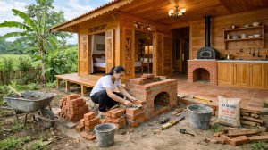 Молодая женщина построила полностью оборудованную кухню менее чем за месяц. Жизнь во Вьетнаме