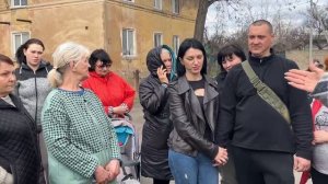 Донецк. Помощь жителям поселка шахты № 29