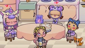 НОЧЕВКА В ФИОЛЕТОВОМ ДОМЕ 🛌 в AVATAR WORLD ИСТОРИЯ 💕 РУТИНА СЕМЬИ 👨_👩_👧_👧 ОБНОВЛЕНИЕ СЕКРЕТЫ