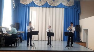 Трио трубачей "Настроение" Солодовников Ярослав, Какабадзе Нодар, Хорольский Данила.